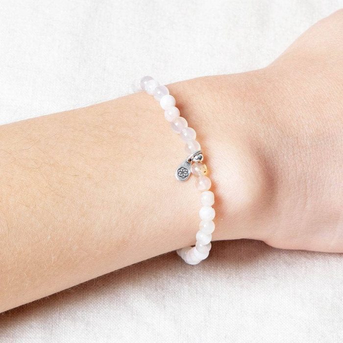 Sakura Cherry Blossom Agate Energy Bracelet - Image 6