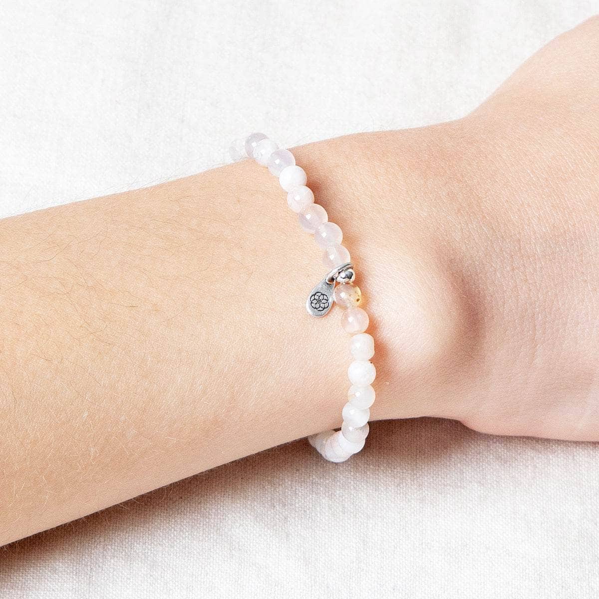 StudioSession-33556-3 Sakura Cherry Blossom Agate Energy Bracelet - Image 6