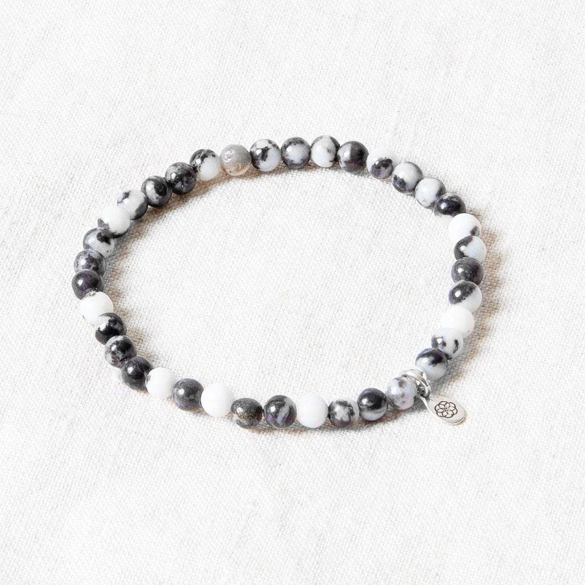 StudioSession-33625-3 Black/White Zebra Jasper Energy Bracelet - Image 6