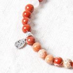 Natural Red Flower Jasper Energy Bracelet - Image 5