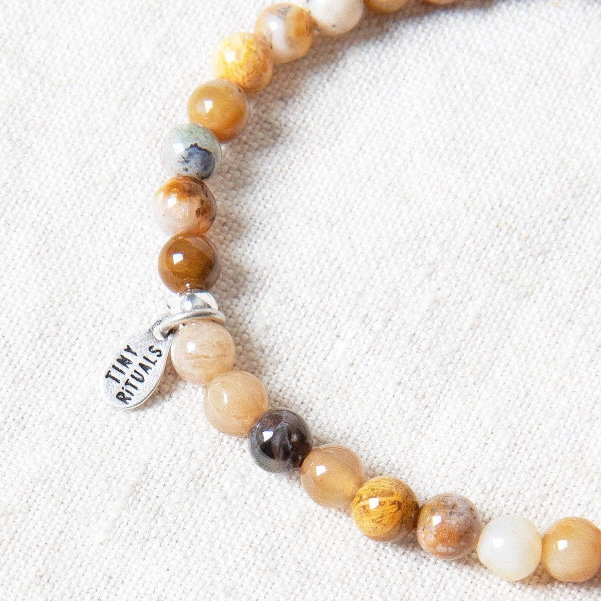 StudioSession-33673-3-2 Natural Coral Jade Chrysanthemum Energy Bracelet - Image 5