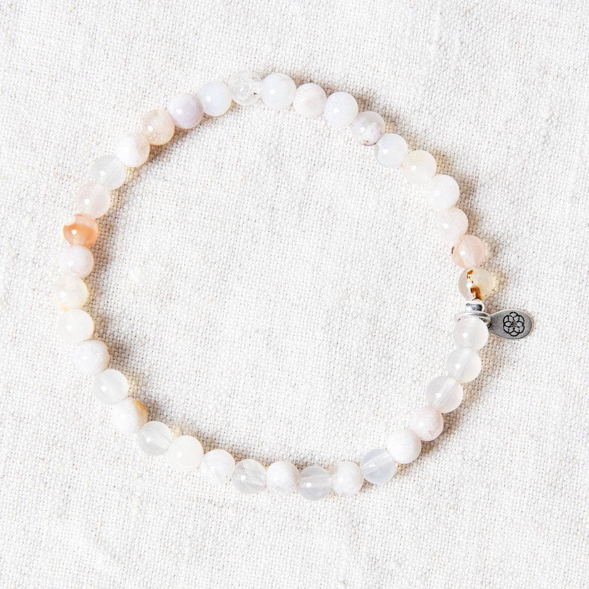 StudioSession-33681-3 Sakura Cherry Blossom Agate Energy Bracelet - Image 3