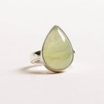 Prehnite Teardrop Ring - Image 2