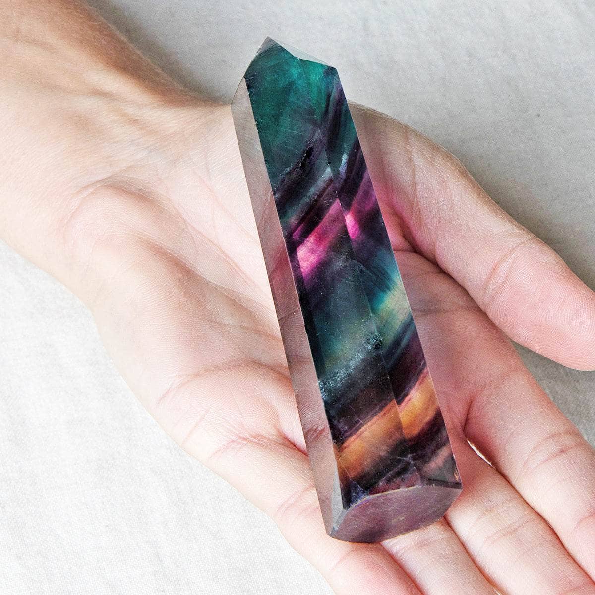StudioSession-35205-3 Rainbow Fluorite Tower - AAA Premium Quality - Image 2