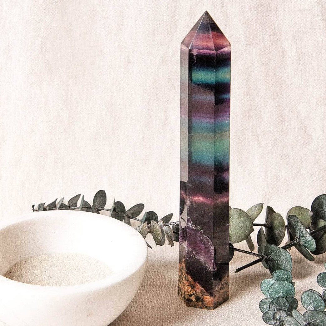 StudioSession-37614-3 Rainbow Fluorite Tower - AAA Premium Quality - Image 9