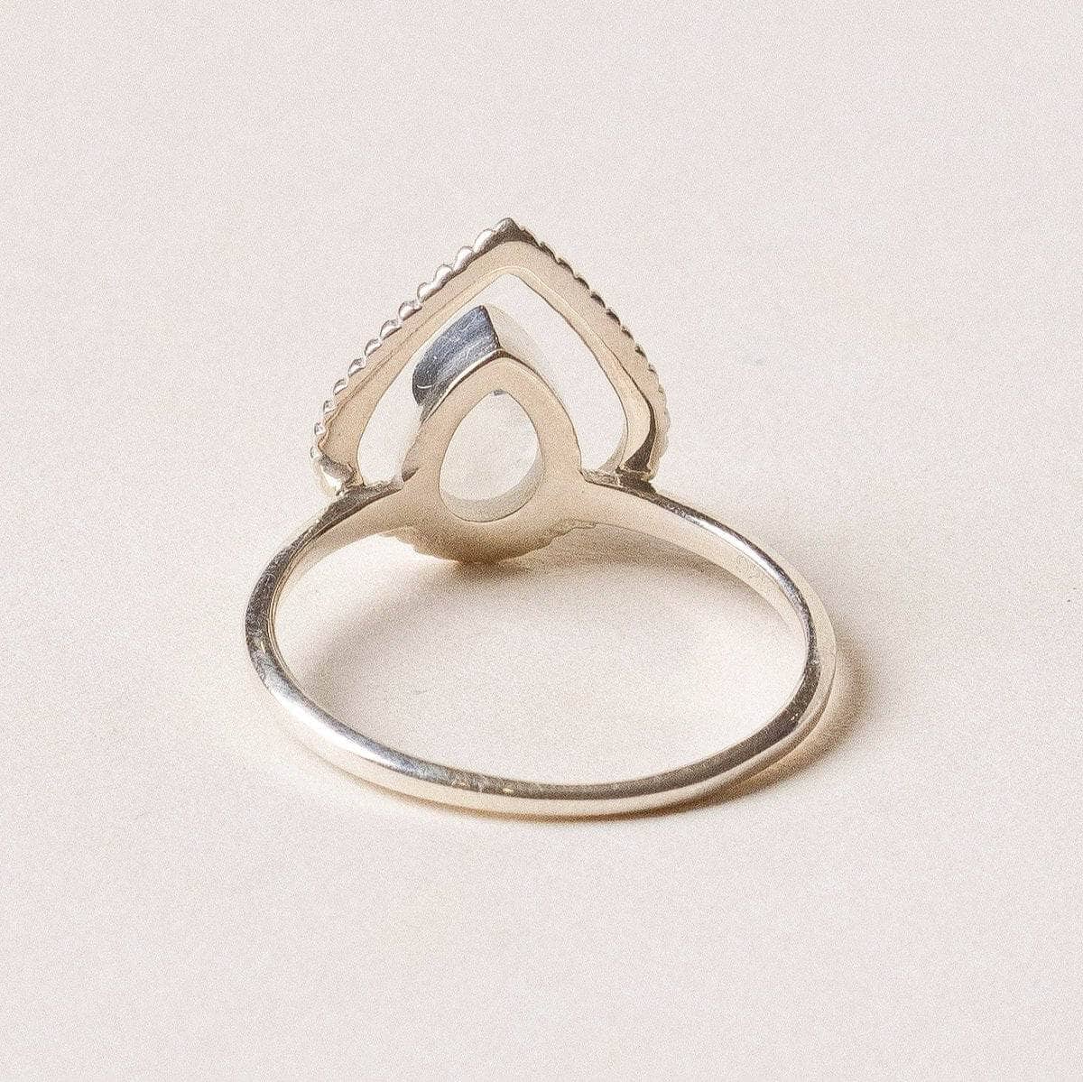StudioSession-37836-3 Rainbow Moonstone Silver Heart Ring - Image 4