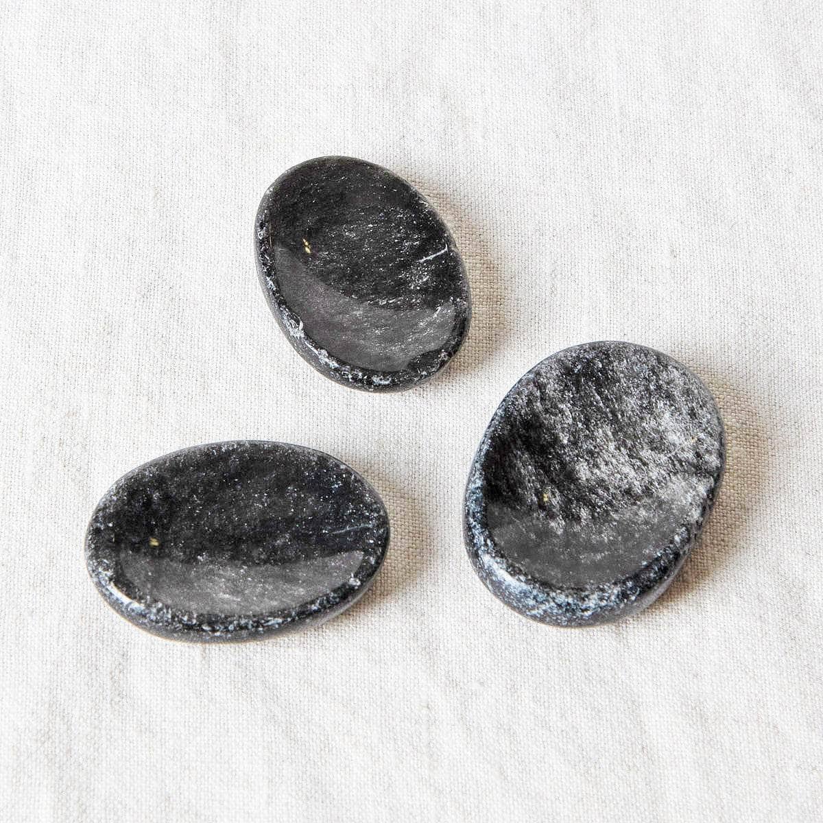 StudioSession-38571-3 Silver Obsidian Worry Stone - Image 2