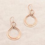 Copper Wire Wrap Earrings - Limited Edition - Image 9
