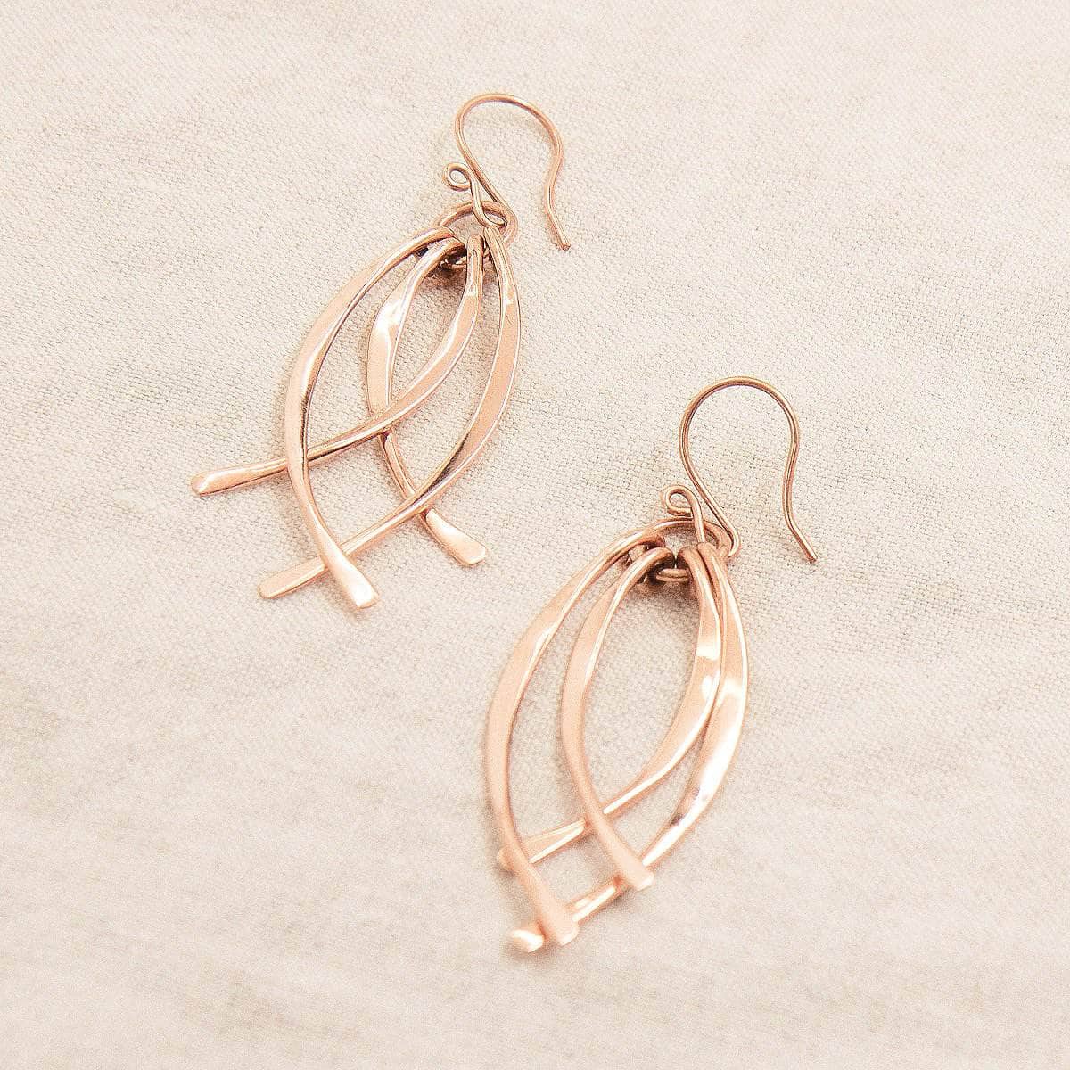 StudioSession-8003-1 Copper Wire Wrap Earrings - Limited Edition - Image 6