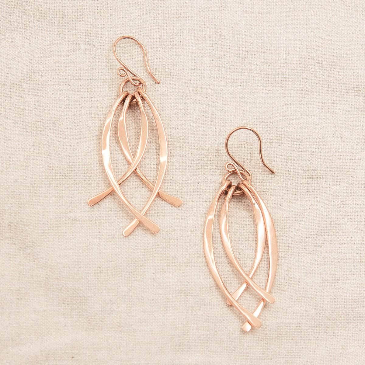 StudioSession-8004-1 Copper Wire Wrap Earrings - Limited Edition - Image 7