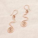 Copper Wire Wrap Earrings - Limited Edition - Image 11