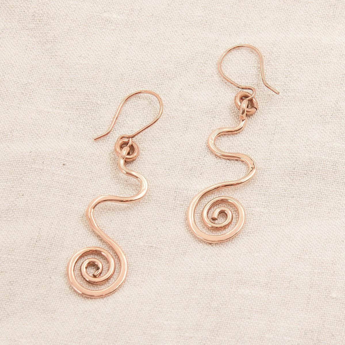 StudioSession-8011-1 Copper Wire Wrap Earrings - Limited Edition - Image 11