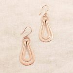 Copper Wire Wrap Earrings - Limited Edition - Image 2
