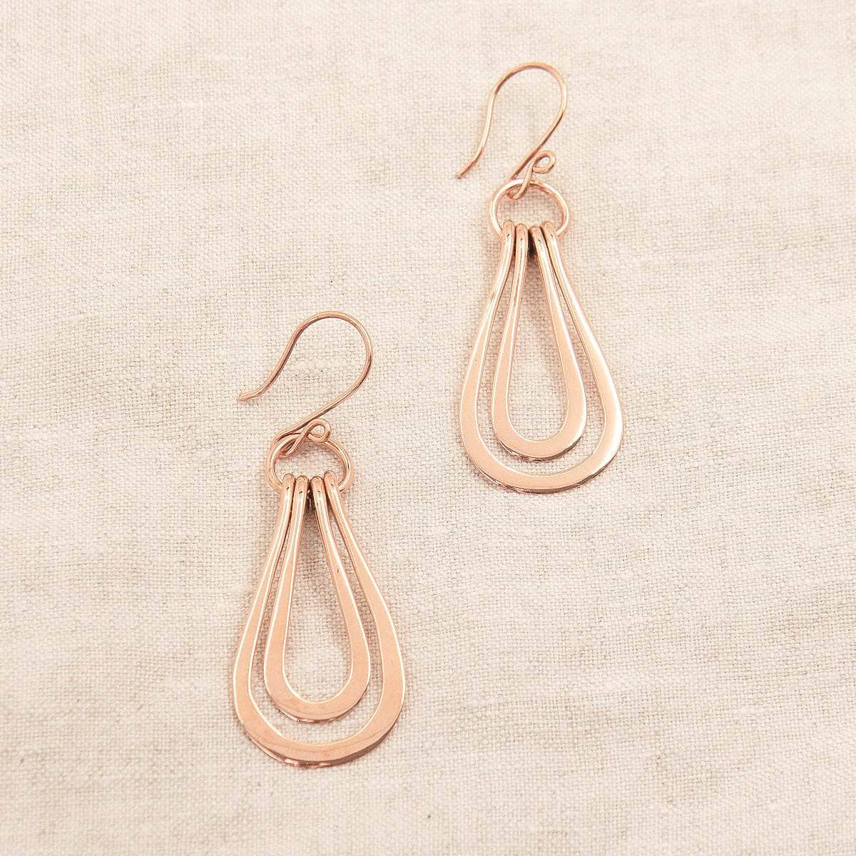 StudioSession-8020-1 Copper Wire Wrap Earrings - Limited Edition - Image 2