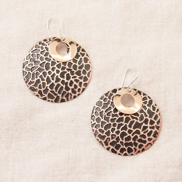 Black Copper Earrings - Limited Edition - Image 6