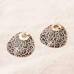 Black Copper Earrings - Limited Edition - Image 2