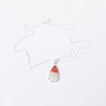 Carnelian Banded Agate Teardrop Pendant Necklace - Image 12