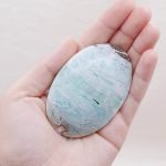 Blue Caribbean Calcite Palm Stones-AAA Premium Quality - Image 8
