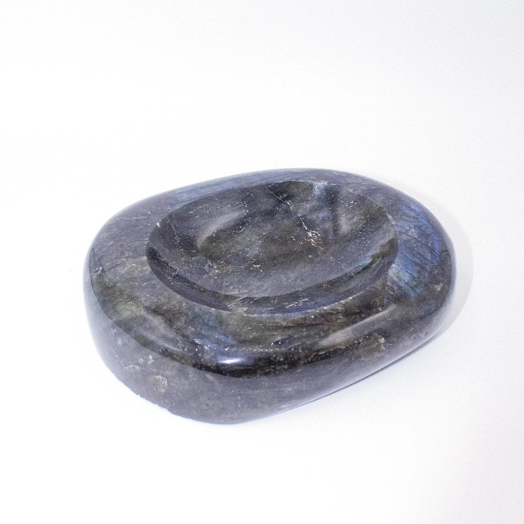 TR-BOWL-LAB-MI-1 Genuine Labradorite Blue Flame Bowl - 1 of a Kind - Image 4