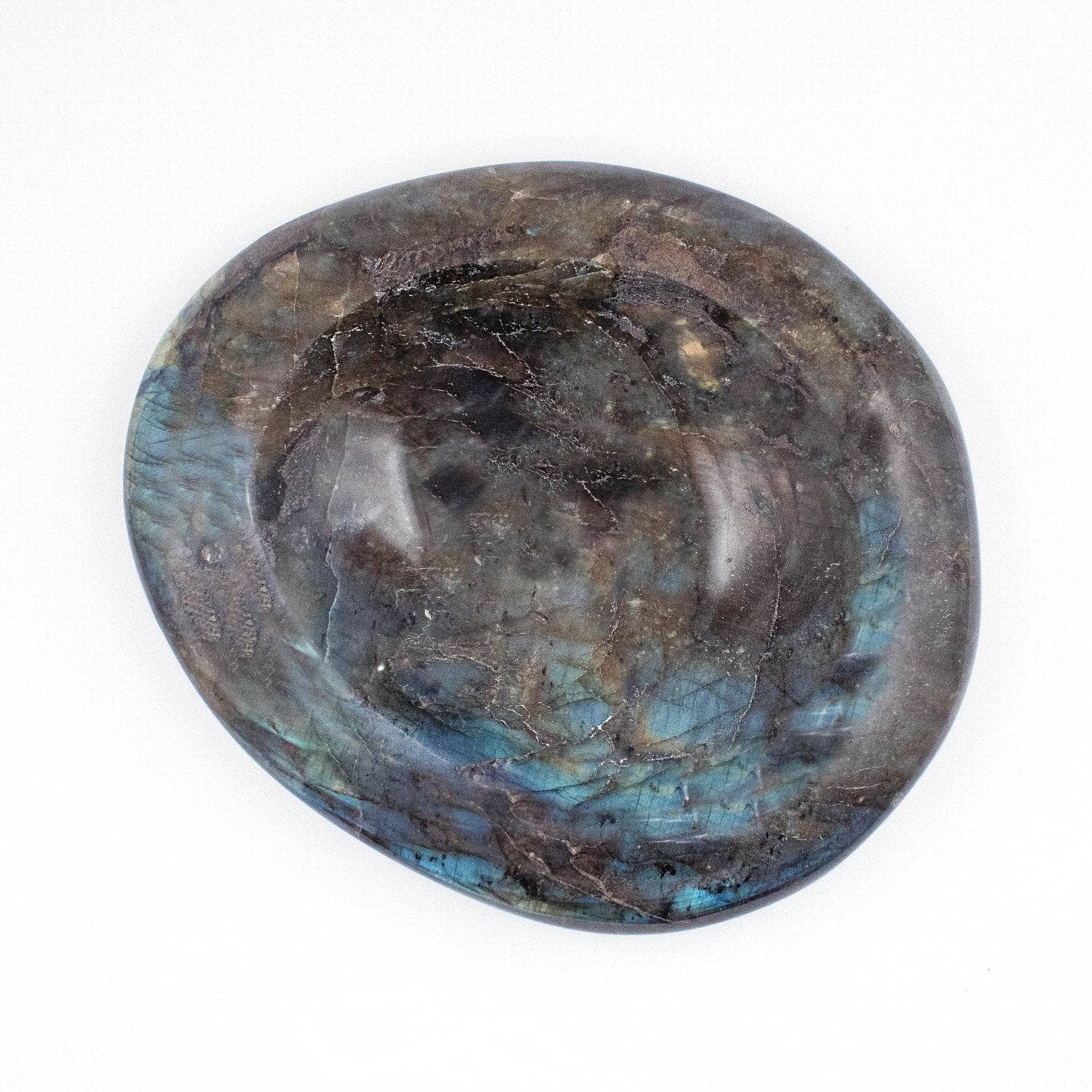 TR-BOWL-LAB-MI-4-1 Genuine Labradorite Blue Flame Bowl - 1 of a Kind - Image 14