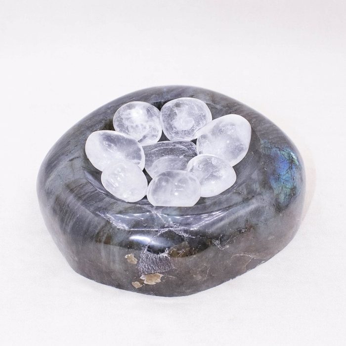 Genuine Labradorite Blue Flame Bowl - 1 of a Kind - Image 15