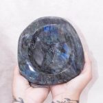 Genuine Labradorite Blue Flame Bowl - 1 of a Kind - Image 16