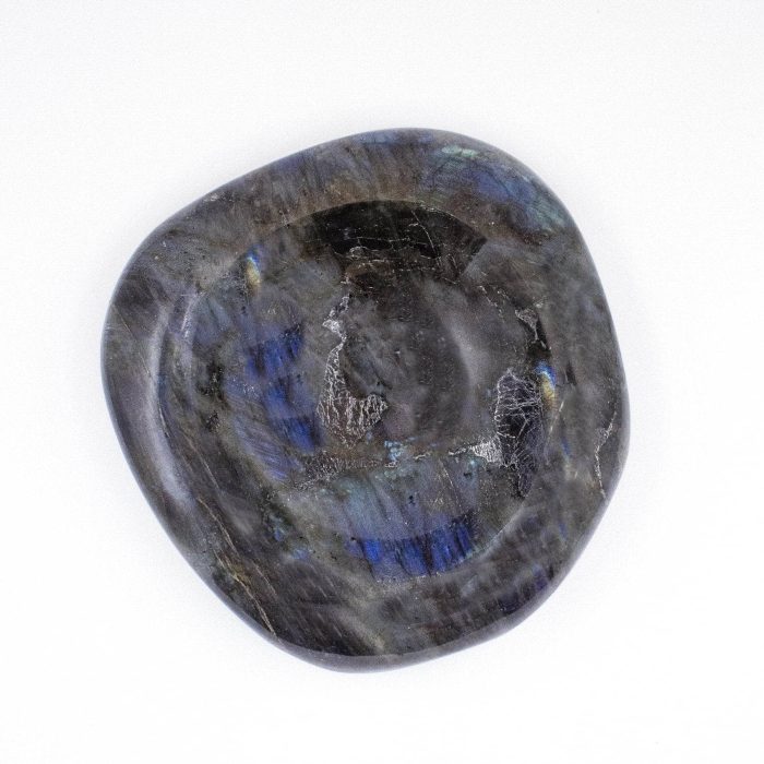 Genuine Labradorite Blue Flame Bowl - 1 of a Kind - Image 17