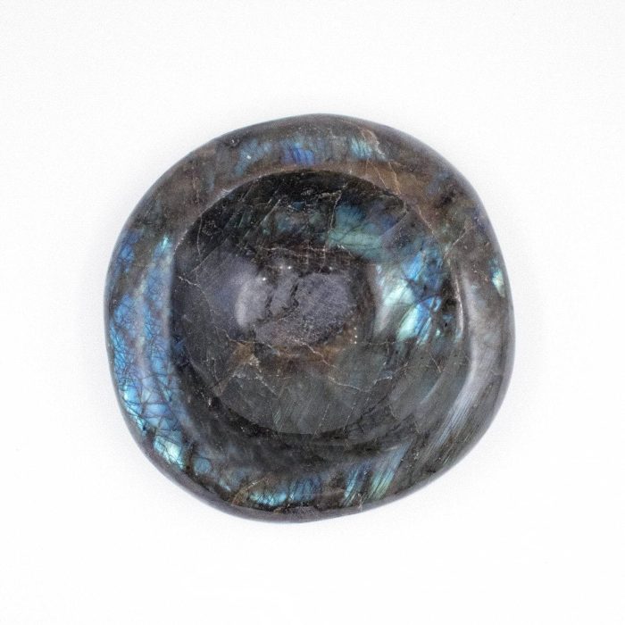 Genuine Labradorite Blue Flame Bowl - 1 of a Kind - Image 20