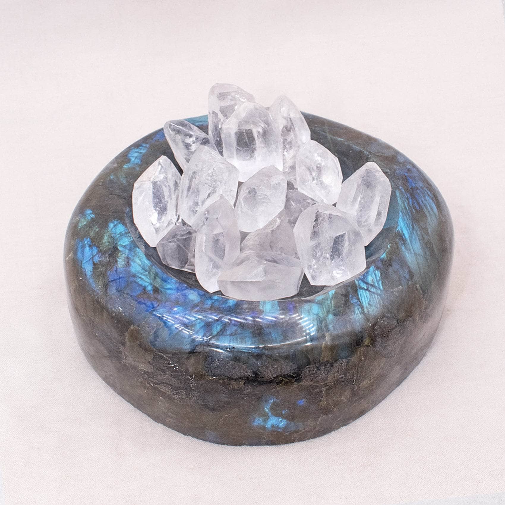 TR-BOWL-LAB-MI-6-2 Genuine Labradorite Blue Flame Bowl - 1 of a Kind - Image 18