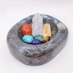 Genuine Labradorite Blue Flame Bowl - 1 of a Kind - Image 21