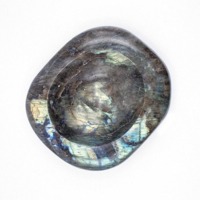Genuine Labradorite Blue Flame Bowl - 1 of a Kind - Image 23