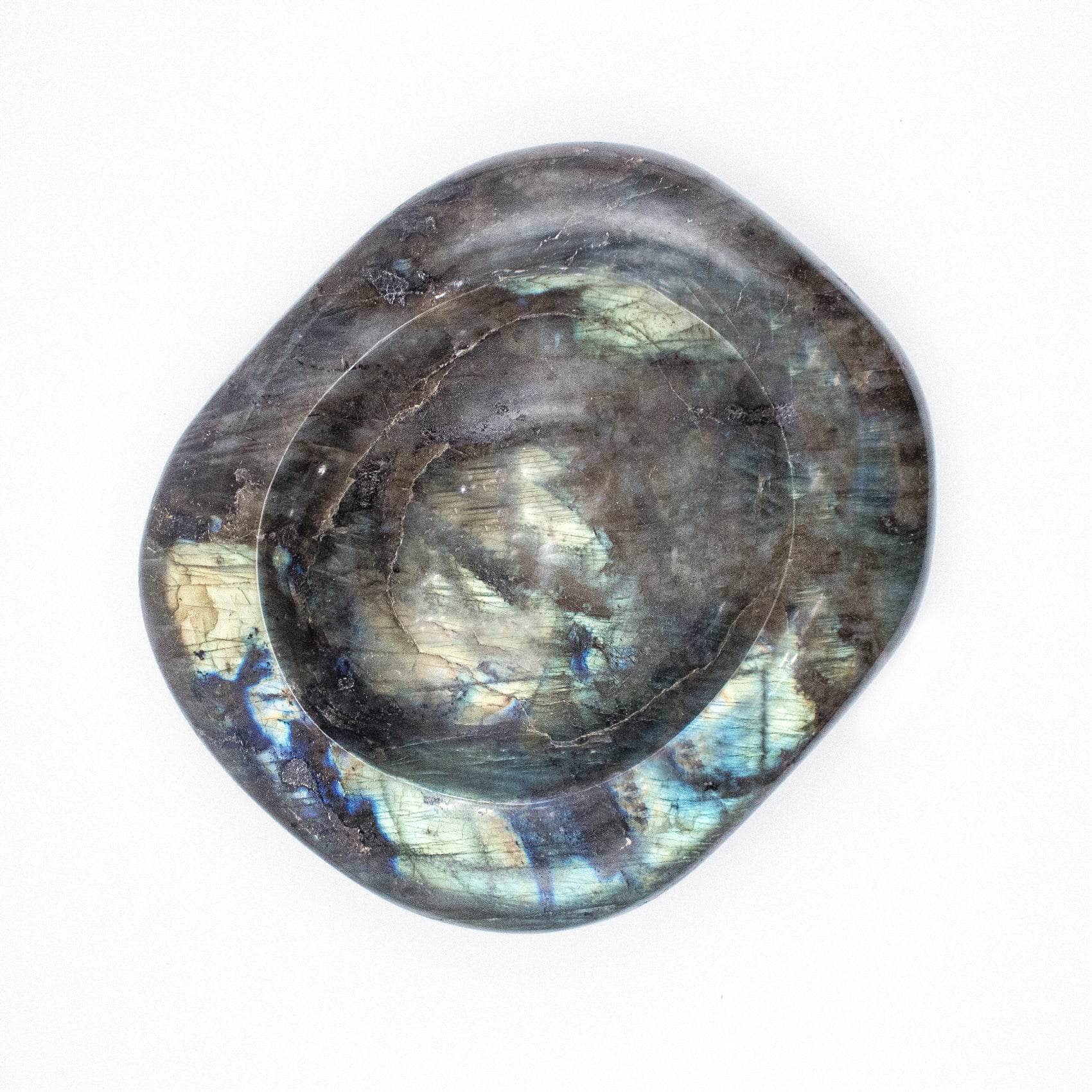 TR-BOWL-LAB-MI-7-2 Genuine Labradorite Blue Flame Bowl - 1 of a Kind - Image 23