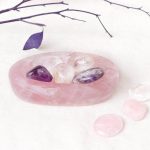 Rose Quartz Crystal Bowls- 1 of a Kind