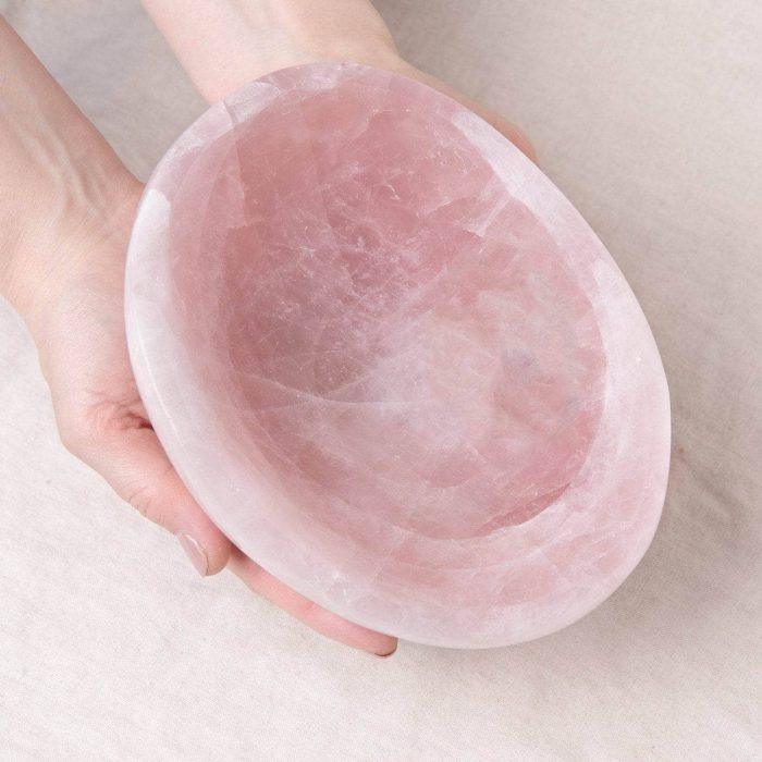 Rose Quartz Crystal Bowls- 1 of a Kind - Image 37