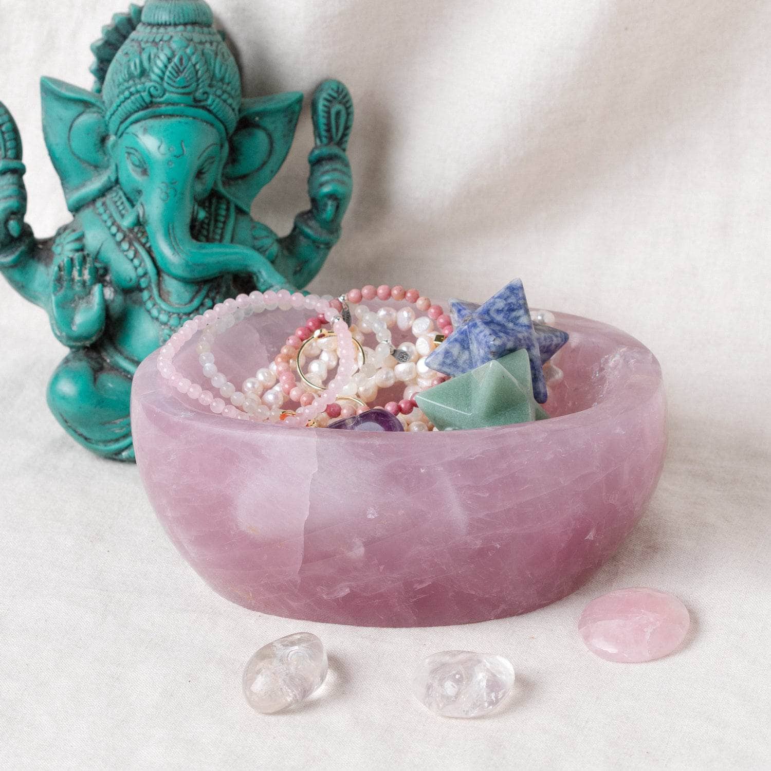 TR-BOWL-RQ2-mi-11-3 Rose Quartz Crystal Bowls- 1 of a Kind - Image 42