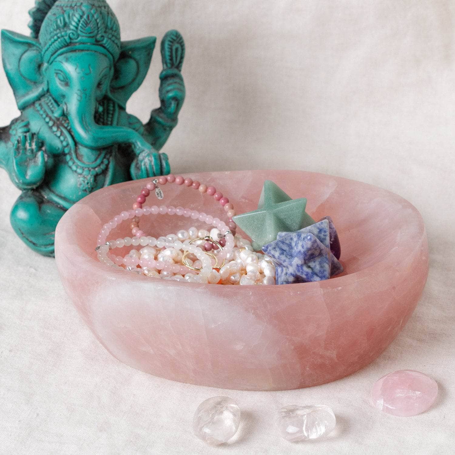TR-BOWL-RQ2-mi-14-3 Rose Quartz Crystal Bowls- 1 of a Kind - Image 53