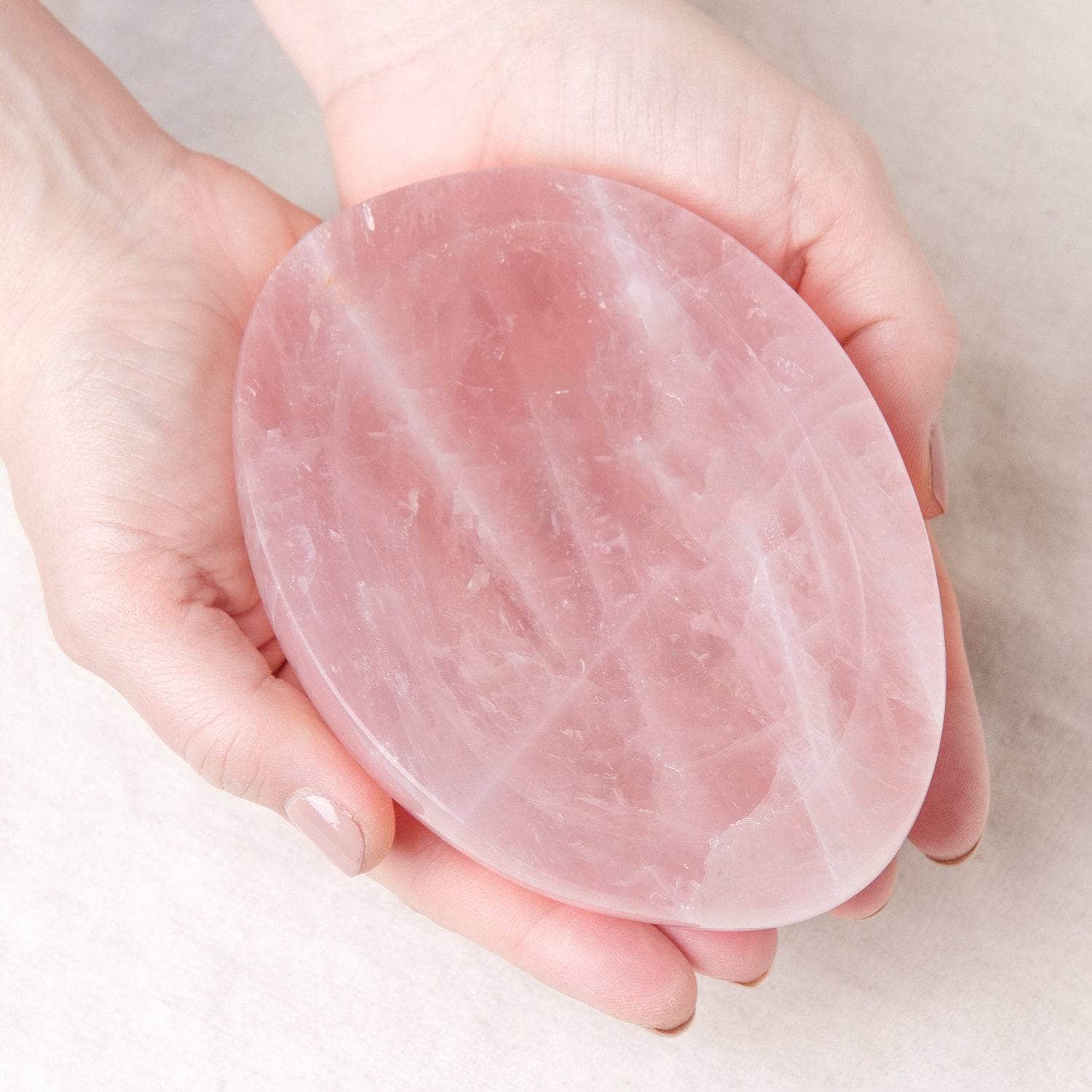 TR-BOWL-RQ2-mi-2-1 Rose Quartz Crystal Bowls- 1 of a Kind - Image 5