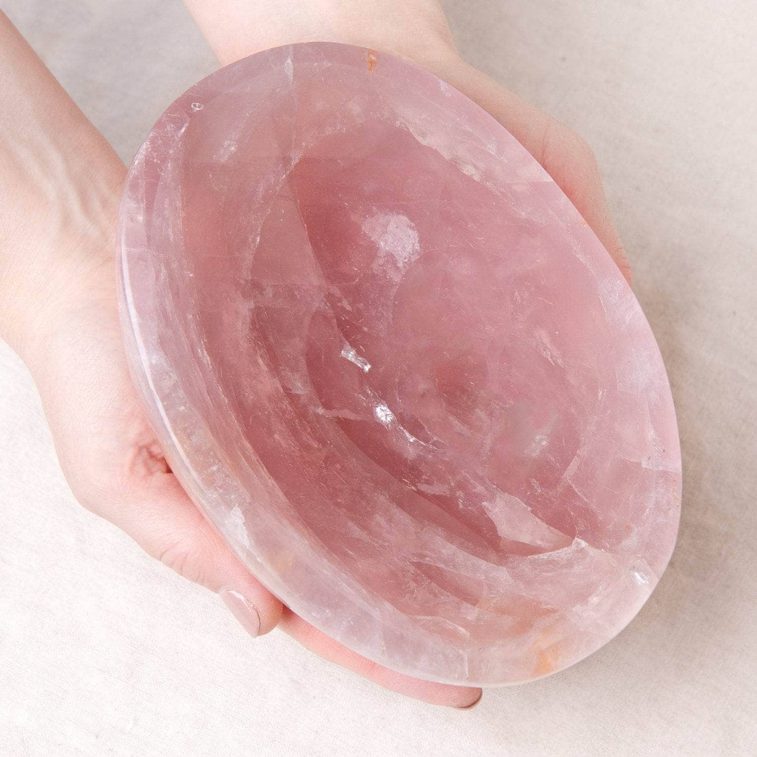 TR-BOWL-RQ2-mi-3-1 Rose Quartz Crystal Bowls- 1 of a Kind - Image 9