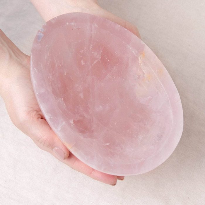 Rose Quartz Crystal Bowls- 1 of a Kind - Image 33