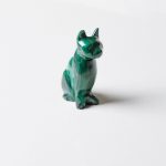 Genuine Malachite Cats - Hand Carved - 1 of a Kind - Image 4