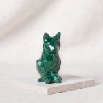Genuine Malachite Cats - Hand Carved - 1 of a Kind - Image 13
