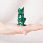 Genuine Malachite Cats - Hand Carved - 1 of a Kind - Image 14