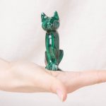 Genuine Malachite Cats - Hand Carved - 1 of a Kind - Image 18