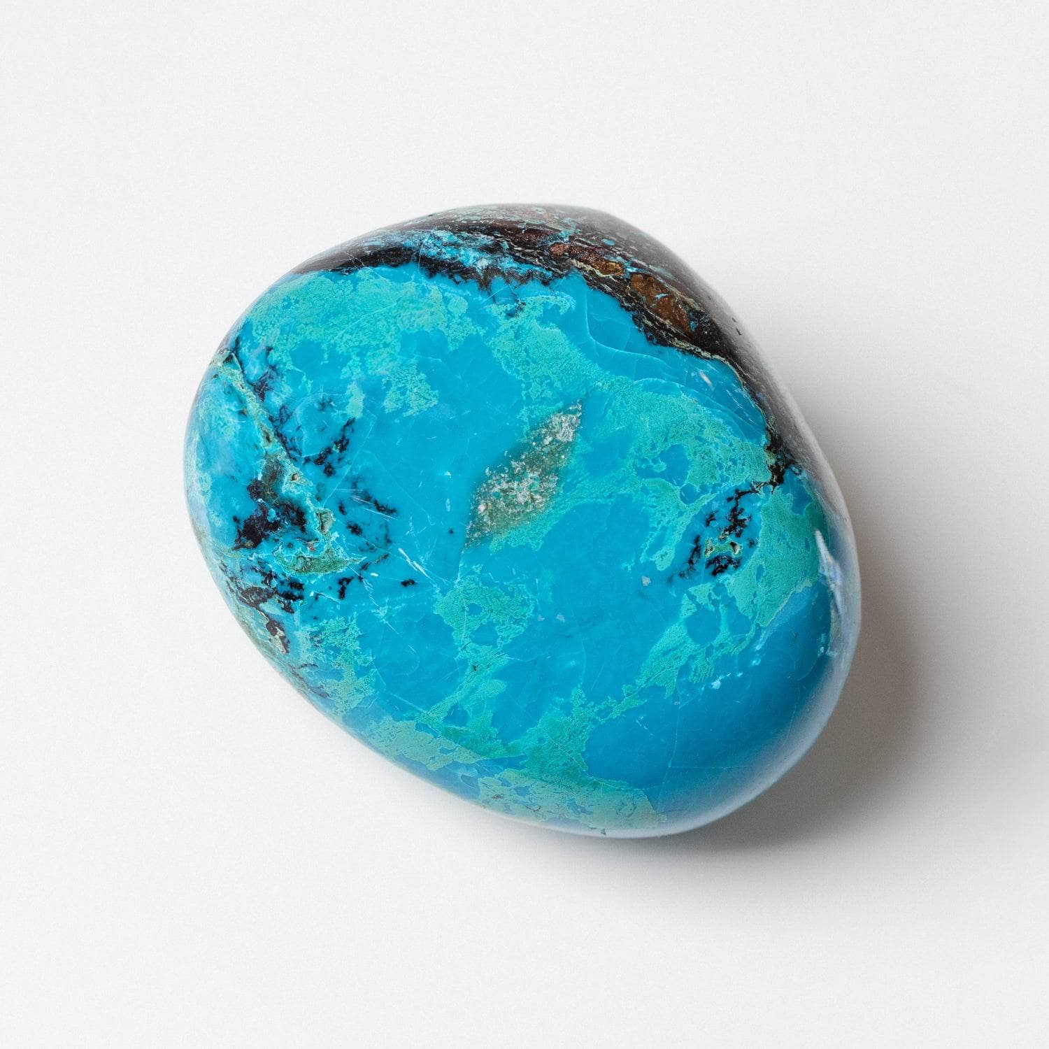 TR-CHY-PALM-ml-L Rare Peruvian Chrysocolla Palm Stone - Image 11