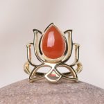 Lotus Gemstone Ring - Limited Edition - Image 3