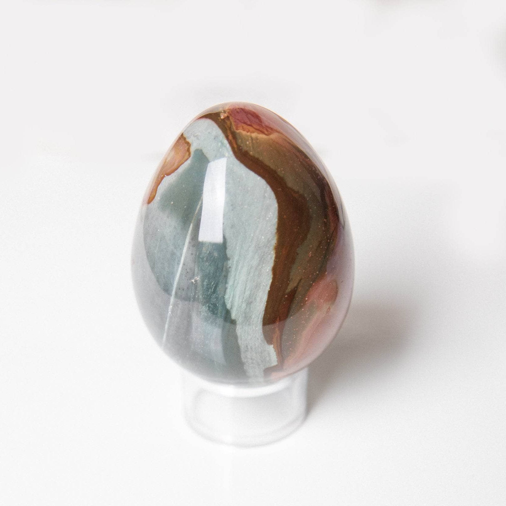 TR-EGG-PCJ-MI-10-2 Polychrome Jasper Eggs - AAA Premium Quality - Image 36
