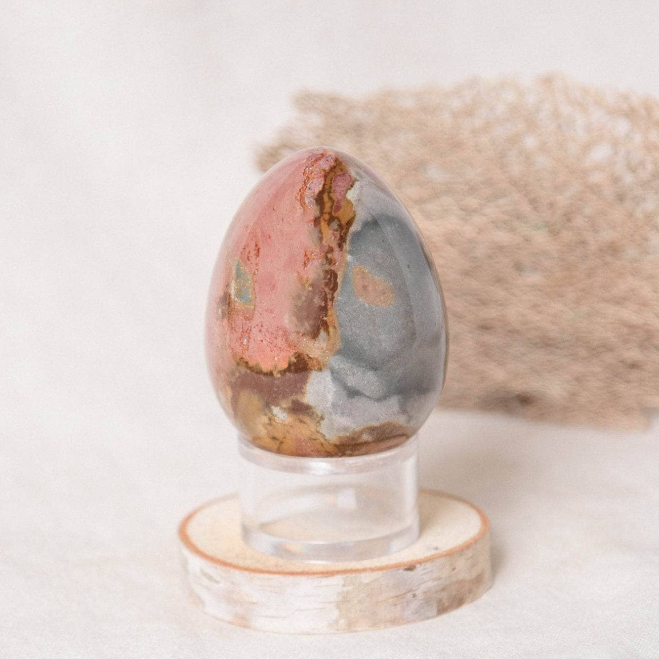 TR-EGG-PCJ-MI-2-1 Polychrome Jasper Eggs - AAA Premium Quality - Image 5