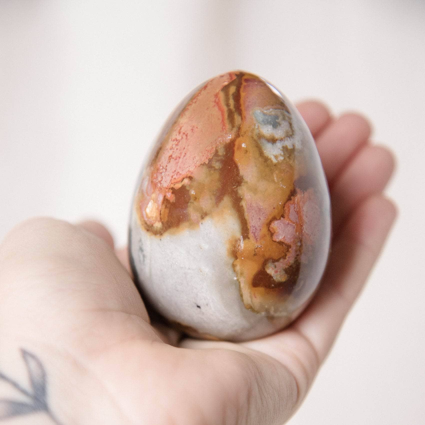 TR-EGG-PCJ-MI-2-2 Polychrome Jasper Eggs - AAA Premium Quality - Image 7