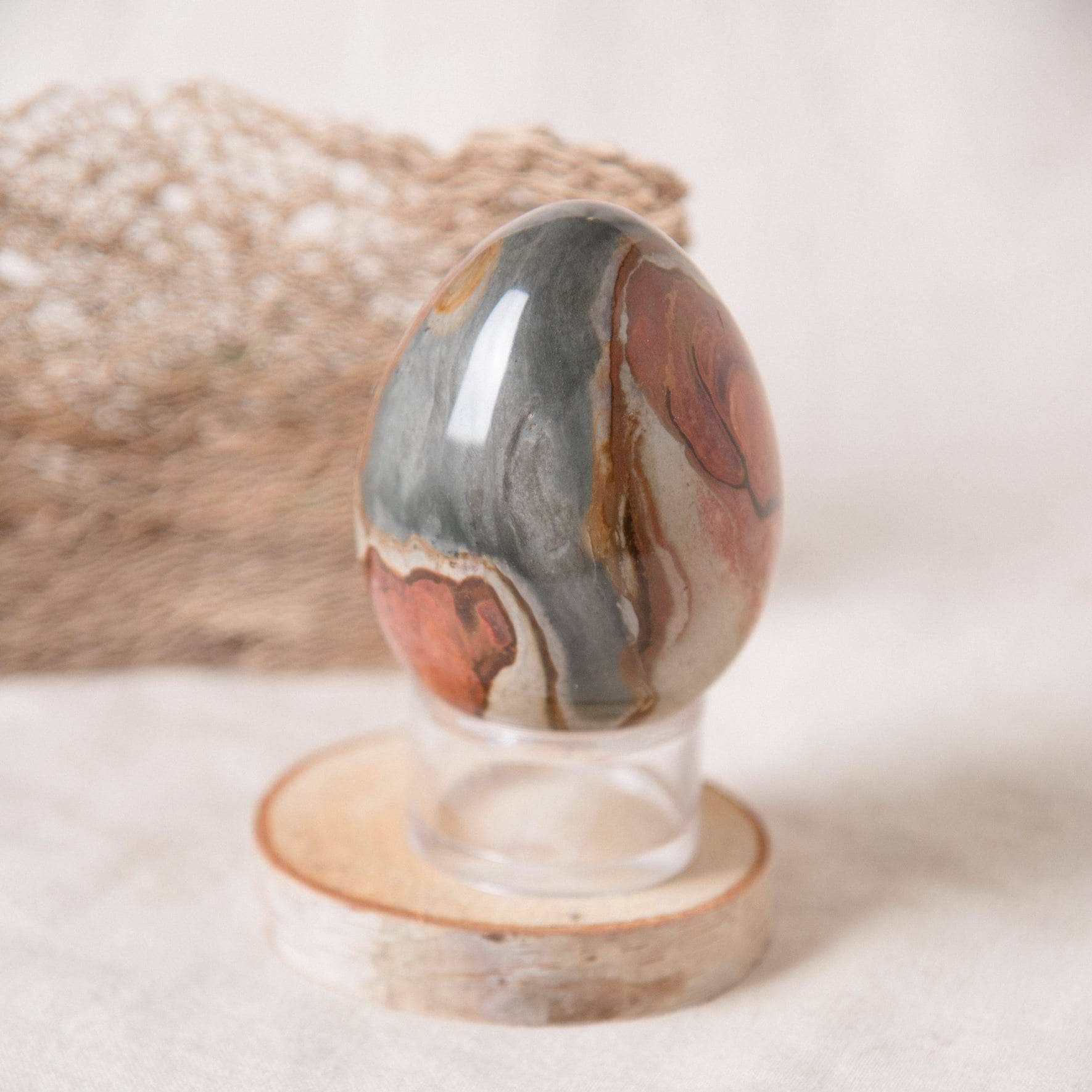 TR-EGG-PCJ-MI-3-3 Polychrome Jasper Eggs - AAA Premium Quality - Image 9