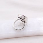 Rare Eudialyte Druzy Oval Adjustable Ring - Image 7